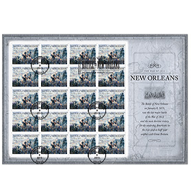 The War of 1812: Battle of New Orleans Cancelled Full Sheet