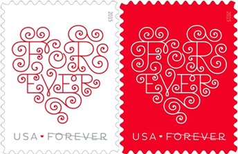 Love: Forever Hearts stamps