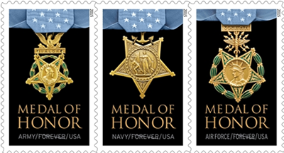 Vietnam War Medal of Honor Forever stamps