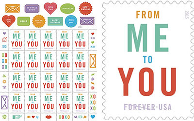 From Me to You Forever stamps