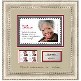 Maya Angelou Framed Stamps