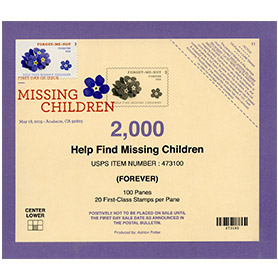 Missing Children Stamp Deck Card with DCP
