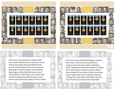Medal of Honor Recipients to Dedicate Vietnam War Stamps on Memorial Day