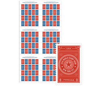 World Stamp Show-NY 2016 Press Sheet