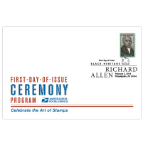 Richard Allen Ceremony Program