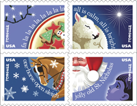 Christmas Carols  stamp booklet