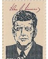 Stamp commemorating JFK’s birth centennial