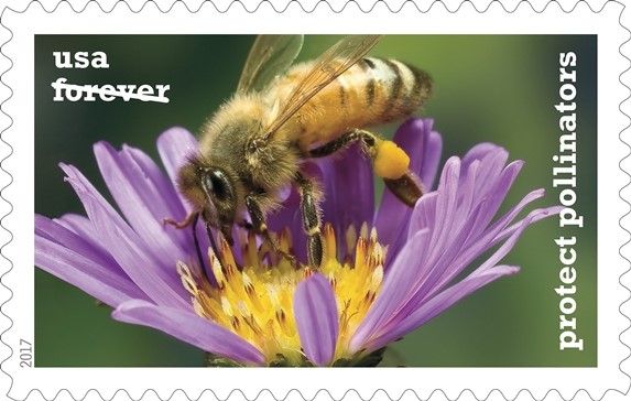 Protect Pollinators Forever stamps