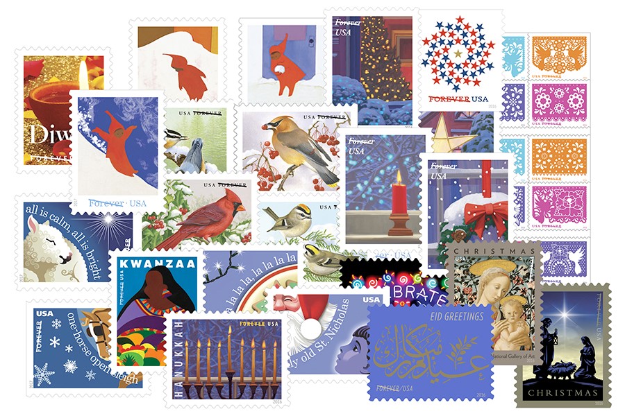 USPS meets your holiday stamp needs