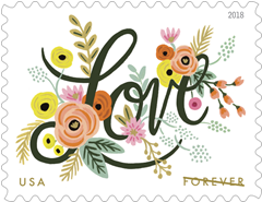 Love Flourishes Forever stamp