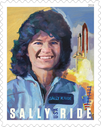 Sally Ride Forever stamps