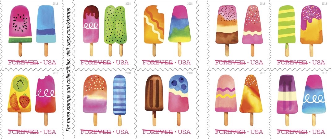 Frozen Treats Forever stamp