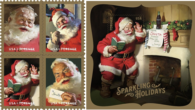 2018 Santa stamps