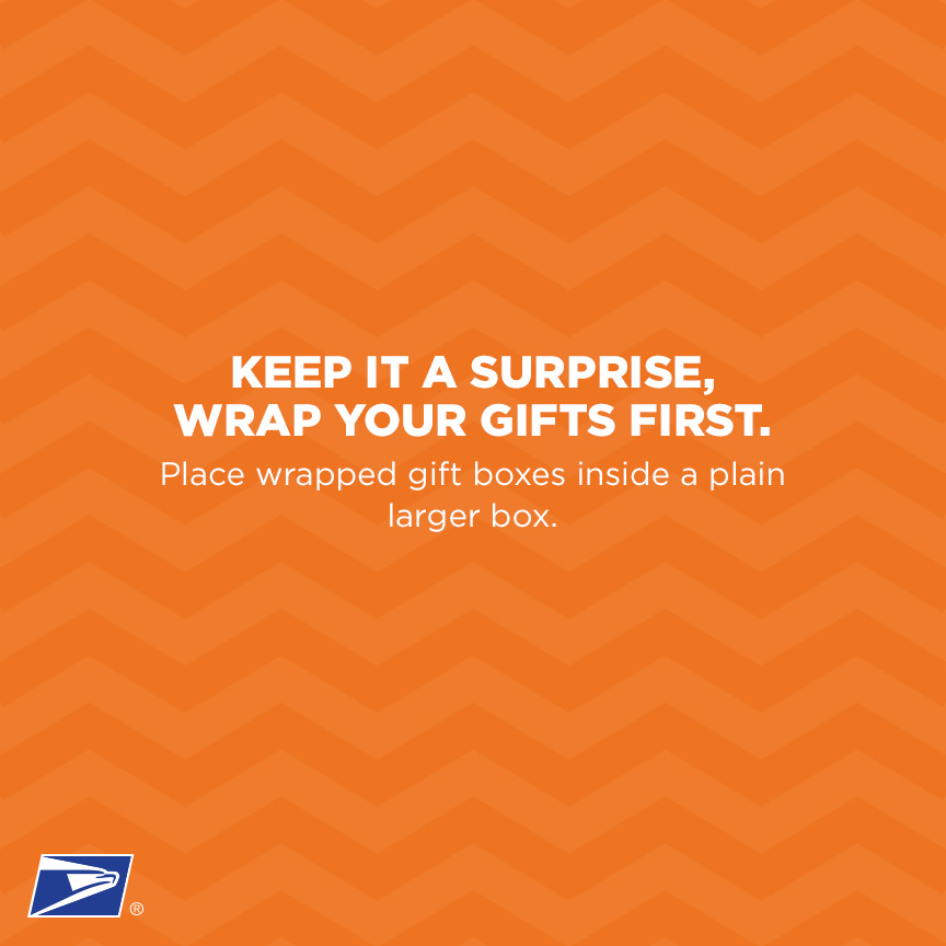 Keep it a surprise, wrap your gifts first. 