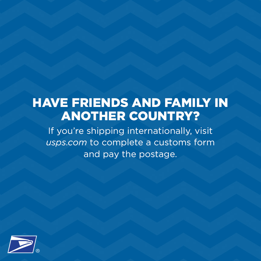 Have friends and family in another country?