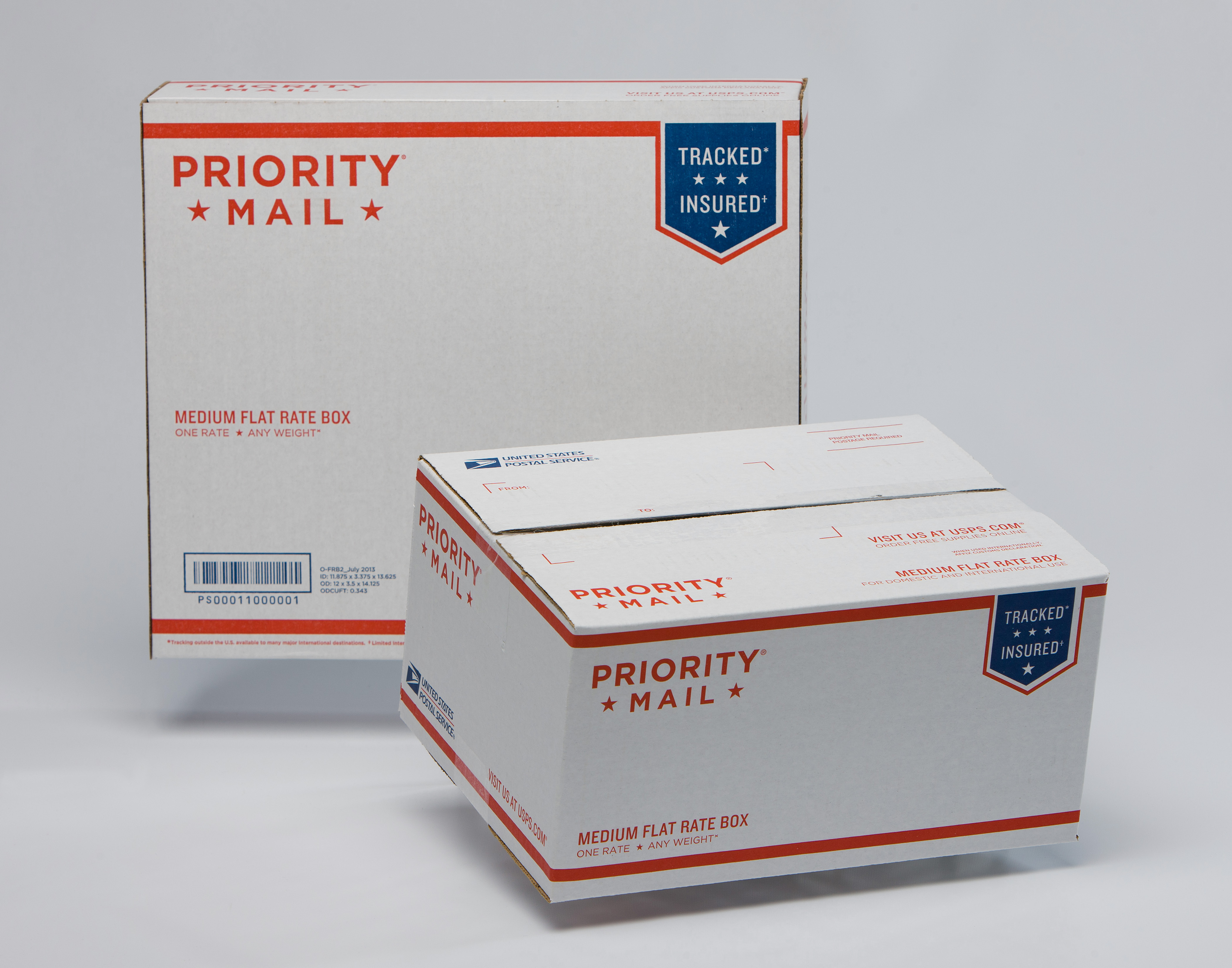 what is the size of usps medium flat rate box