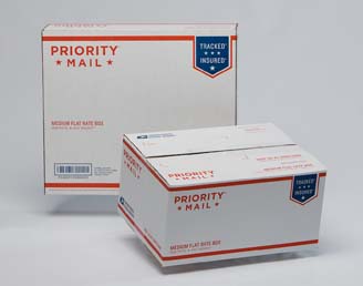 Priority Mail flat rate boxes