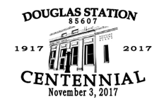 Douglas Post Office 100th birthday postmark