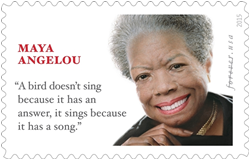 Maya Angelou stamp