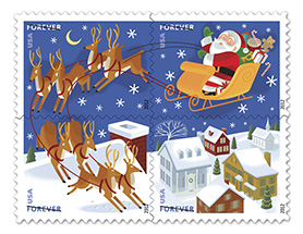 Santa Stamp