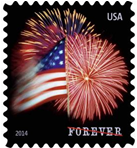 Independence day stamp