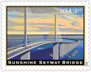 Sunshine Skyway Bridge Priority Mail Stamp