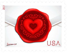 Sealed With Love Stamp Issued