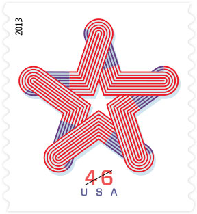 Patriot Star Forever stamp