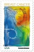 Breast Cancer Research Semipostal stamp