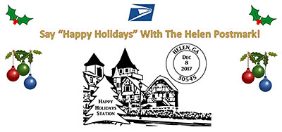 Helen Post Office a special holiday postmark 