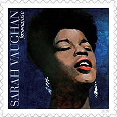 Forever Stamp honoring Sarah Vaughan