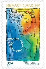 the Breast Cancer Research stamp