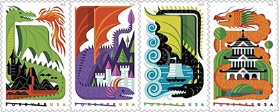 Postal Service to feature mythological creatures on Forever stamps