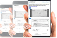 digital previews of incoming mail on a smartphone