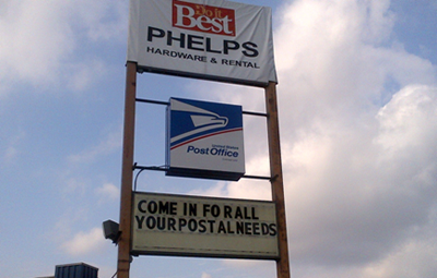 VALLEY STATION SITE OF NEW POSTAL UNIT