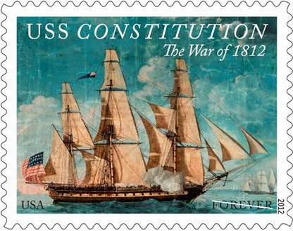 USS Constitution Forever stamp