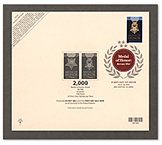 Medal of Honor Korean War stamp deck card