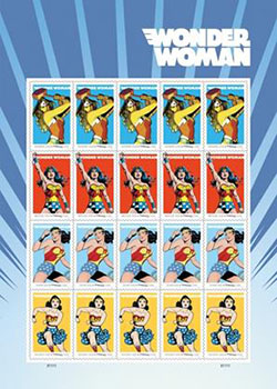 New 75th Anniversary Wonder Woman Stamp