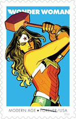New 75th Anniversary Wonder Woman Stamp