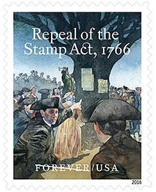 Repeal of the Stamp Act, 1766 Forever stamp