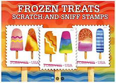 Frozen Treats Scratch and Sniff stamp