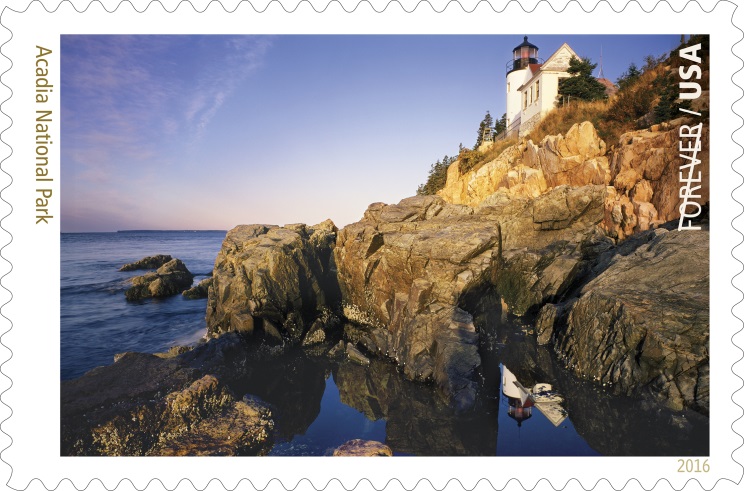 Acadia National Park stamp