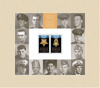 Medal of Honor Korean War stamp