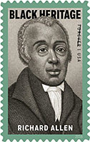 Black Heritage stamp honoring Richard Allen