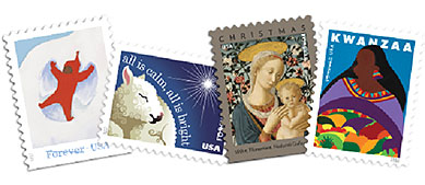 holidays stamps
