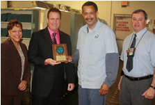 Million Mile award presentation