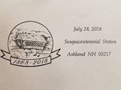 Ashland Sesquicentennial postmark