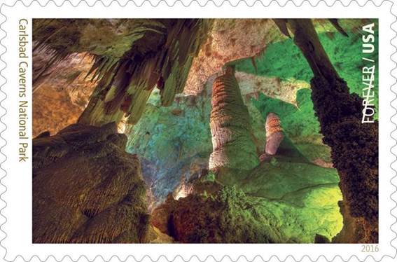Carlsbad Caverns National Park stamp