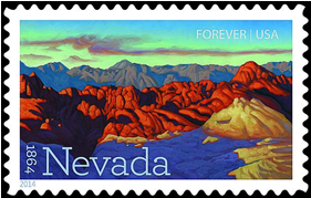 Nevada Statehood Forever stamp