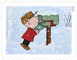 Charlie Brown Christmas stamp
